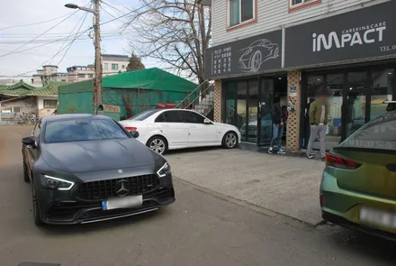 [수원/랩핑] 벤츠AMG GT 사틴블랙락그레이메탈릭 전체랩핑 / 수원, 광교, 화성, 동탄