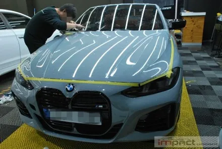 분당 수원 광교PPF 신형 BMW M440i 컨버터블 전체ppf 고퀄리티 시공은 임팩트! / 수원시 권선구 고색동