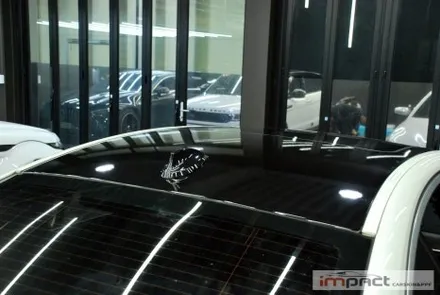 화성 수원 루프스킨 BMW5시리즈 530i 블랙유광 랩핑 재시공 / 수원시 권선구 고색동