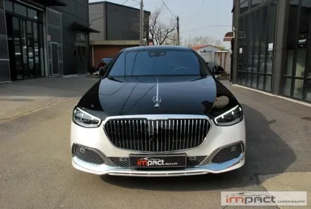성남 광교 수원 임팩트 랩핑 벤츠S580 고광택 상단 듀오톤 , 코치라인 완성! / 수원시 권선구 고색동