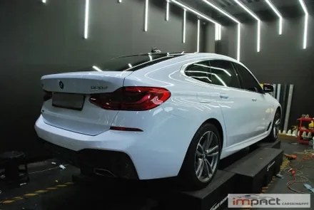동탄 수원 랩핑 BMW6시리즈 6gt 화이트 전체 래핑 잘하는곳! / 수원시 권선구 고색동