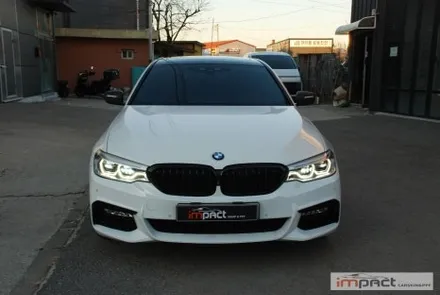 수원 랩핑 잘하는곳 ! BMW5시리즈 루프 재시공 및 실내 카본 랩핑 / 수원시 권선구 고색동