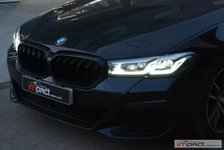 수원 화성 랩핑 BMW5시리즈  크롬 죽이기 랩핑으로 드레스업! / 수원시 권선구 고색동