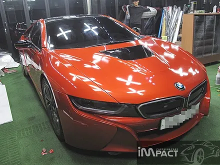 [수원/랩핑] BMW i8 피어리오렌지 전체랩핑 / 수원시 권선구 고색동