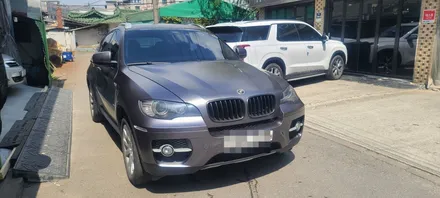 [수원/랩핑] BMW X6 사틴그레이 전체랩핑 이후 부분재랩핑시공!! / 수원, 광교, 화성, 동탄