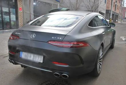 [수원/랩핑] 벤츠AMG GT 사틴블랙락그레이메탈릭 전체랩핑 / 수원, 광교, 화성, 동탄