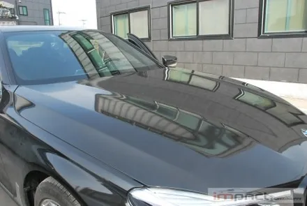 수원 bmw7시리즈 본넷,앞범퍼 에이버리 메탈릭블랙 랩핑 재시공 / 수원, 광교, 화성, 동탄