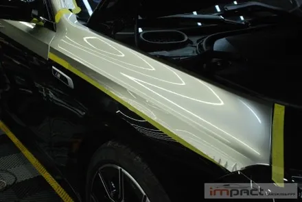 광교랩핑/동탄랩핑/수원랩핑 신형 BMW I7 샴페인골드 상단 듀오톤랩핑 , 코치라인 시공 / 수원시 권선구 고색동