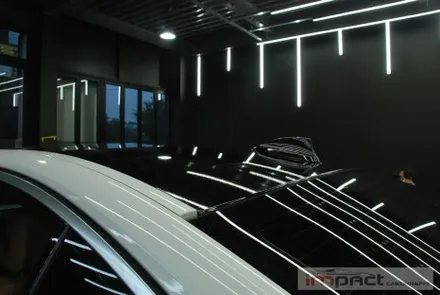 동탄/수원 랩핑샵 BMW 5시리즈 블랙유광 루프스킨 재시공 / 수원시 권선구 고색동