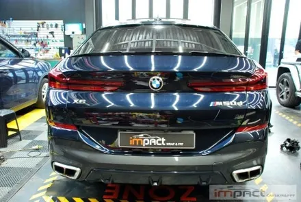 광교 수원 성남 랩핑 임팩트 BMW X6 그릴교환,윈도우몰딩 크롬죽이기 / 수원시 권선구 고색동