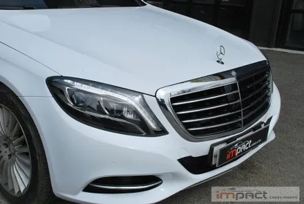 수원 임팩트 랩핑 고광택전문 벤츠s클래스 s350 제거후 전체랩핑 완료 / 수원시 권선구 고색동