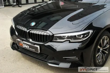 수원 랩핑 임팩트 BMW 320D 그릴 , 윈도우몰딩 크롬죽이기 시공 / 수원시 권선구 고색동