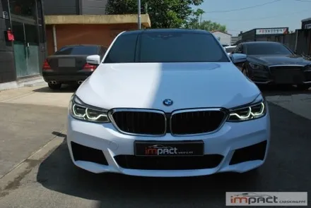 동탄 수원 랩핑 BMW6시리즈 6gt 화이트 전체 래핑 잘하는곳! / 수원시 권선구 고색동