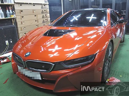 [수원/랩핑] BMW i8 피어리오렌지 전체랩핑 / 수원시 권선구 고색동