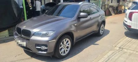 [수원/랩핑] BMW X6 사틴그레이 전체랩핑 이후 부분재랩핑시공!! / 수원, 광교, 화성, 동탄