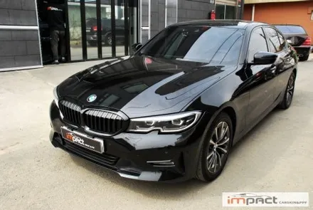 수원 랩핑 임팩트 BMW 320D 그릴 , 윈도우몰딩 크롬죽이기 시공 / 수원시 권선구 고색동
