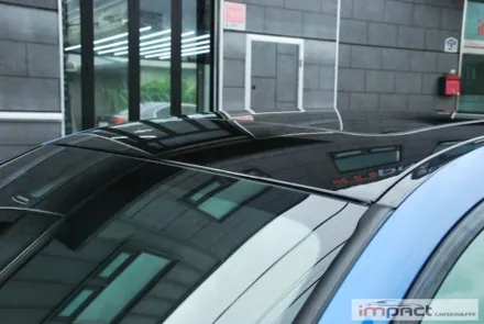 수원 랩핑 BMW4시리즈 블루와 루프 블랙의 조합으로 세련미 UP!! / 수원시 권선구 고색동