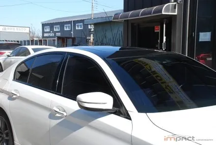 수원 루프스킨 잘하는곳 ! BMW 520d  필름 제거 및 랩핑 재시공 / 수원시 권선구 고색동