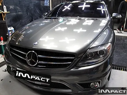 수원랩핑 벤츠CL63 AMG 메탈릭그레이유광 전체시공 by.수원임팩트 / 수원시 권선구 고색동