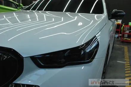 수원 고광택랩핑 신형 BMW5 사이드미러,그릴크롬죽이기,라이트ppf시공 / 수원시 권선구 고색동