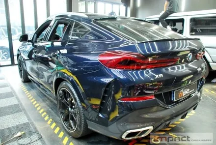 광교 수원 성남 랩핑 임팩트 BMW X6 그릴교환,윈도우몰딩 크롬죽이기 / 수원시 권선구 고색동
