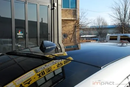수원 랩핑 임팩트 쉐보레 말리부 블랙유광 루프스킨 재시공 / 수원시 권선구 고색동