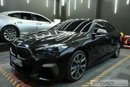 용인 성남 수원 랩핑 전문샵 BMW M235i 3M 메탈릭블랙 전체 래핑 / 수원시 권선구 고색동