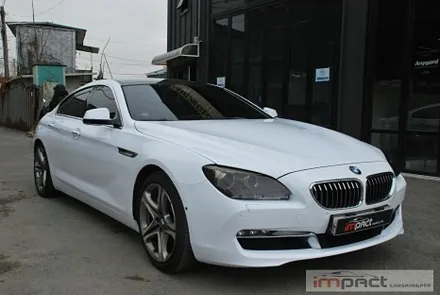 성남 분당 수원 랩핑 필름제거후 BMW640D 화이트 전체 래핑 시공 / 수원시 권선구 고색동