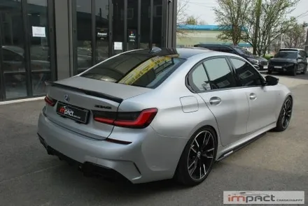 성남/광교/수원 랩핑 임팩트 M340i BMW사틴실버로 이미지 변신 성공! / 수원시 권선구 고색동