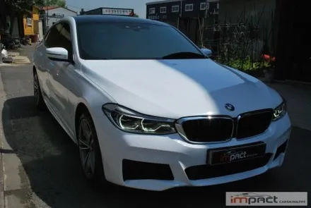 동탄 수원 랩핑 BMW6시리즈 6gt 화이트 전체 래핑 잘하는곳! / 수원시 권선구 고색동