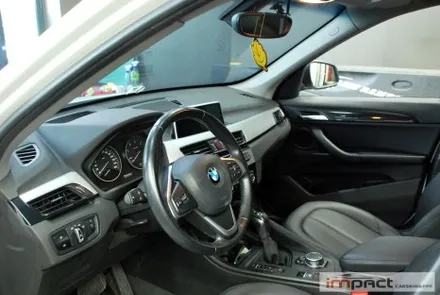 수원 랩핑 BMW E84 X1 실내 도어트림 몰딩 카본랩핑 시공 / 수원시 권선구 고색동