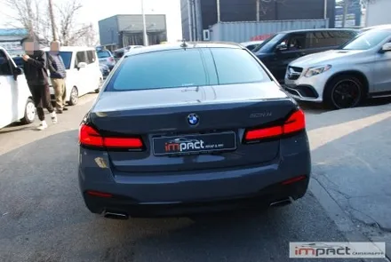 화성 수원 랩핑 BMW5시리즈 윈도우몰딩 , 휀더덕트 크롬죽이기 / 수원시 권선구 고색동