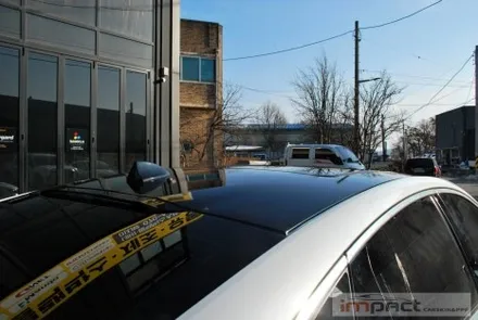 수원 랩핑 임팩트 쉐보레 말리부 블랙유광 루프스킨 재시공 / 수원시 권선구 고색동