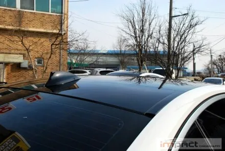 수원/성남/광교 임팩트 BMW5 고광택 루프스킨 , 사이드미러 카본랩핑 / 수원시 권선구 고색동