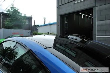 수원 랩핑 BMW4시리즈 블루와 루프 블랙의 조합으로 세련미 UP!! / 수원시 권선구 고색동
