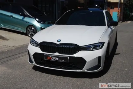 수원 랩핑 BMW 3시리즈 320i MSP 3M 블랙유광 루프스킨 재시공 / 수원시 권선구 고색동