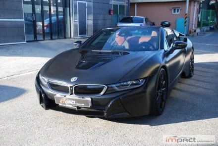 수원 화성 랩핑 BMW I8 로드스터 부분 손상부위 래핑 재시공 / 수원시 권선구 고색동