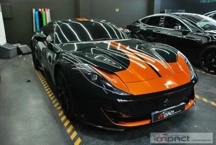 강남/성남/수원랩핑 슈퍼카전문 임팩트 페라리812GTS 포인트데칼,PPF재시공 / 수원시 권선구 고색동