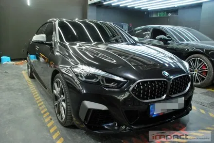 용인 성남 수원 랩핑 전문샵 BMW M235i 3M 메탈릭블랙 전체 래핑 / 수원시 권선구 고색동