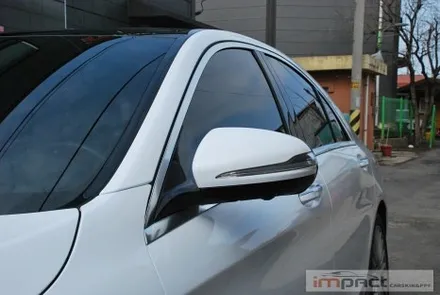 수원 임팩트 랩핑 고광택전문 벤츠s클래스 s350 제거후 전체랩핑 완료 / 수원시 권선구 고색동
