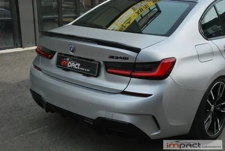 성남/광교/수원 랩핑 임팩트 M340i BMW사틴실버로 이미지 변신 성공! / 수원시 권선구 고색동