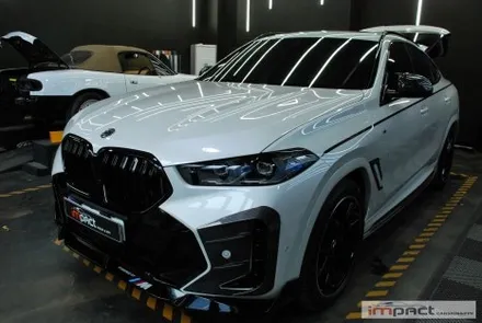수원 고광택 랩핑 BMW X6 코치라인 데칼랩핑으로 포인트 주기 / 수원시 권선구 고색동