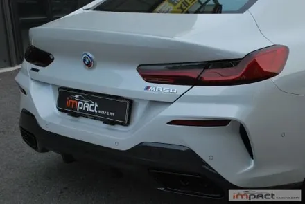 동탄 수원 PPF BMW8시리즈 사고부위 뒷범퍼 부분PPF 재시공 / 수원시 권선구 고색동