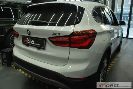 수원 랩핑 BMW E84 X1 실내 도어트림 몰딩 카본랩핑 시공 / 수원시 권선구 고색동