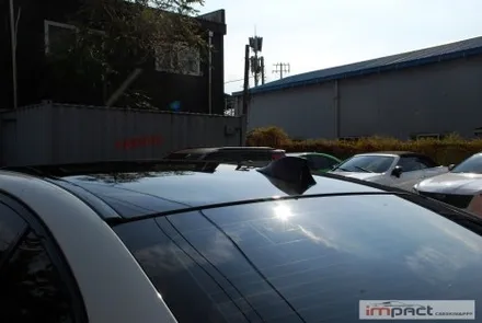 수원 랩핑 BMW5시리즈 블랙유광 루프스킨 후 파노라마 느낌 그대로! / 수원시 권선구 고색동