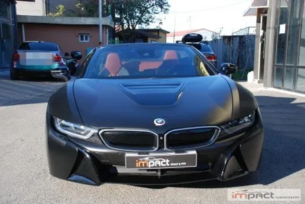 수원 화성 랩핑 BMW I8 로드스터 부분 손상부위 래핑 재시공 / 수원시 권선구 고색동