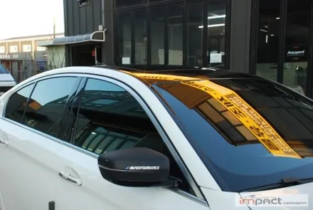 수원 랩핑 잘하는곳 ! BMW5시리즈 루프 재시공 및 실내 카본 랩핑 / 수원시 권선구 고색동