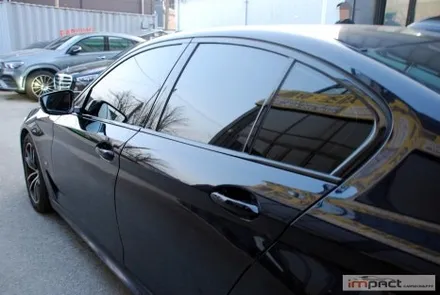 수원 화성 랩핑 BMW5시리즈  크롬 죽이기 랩핑으로 드레스업! / 수원시 권선구 고색동