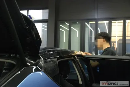 화성 수원 랩핑 KIA EV6 미스트 블루 랩핑&투톤 디자인으로 존재감up!! / 수원시 권선구 고색동