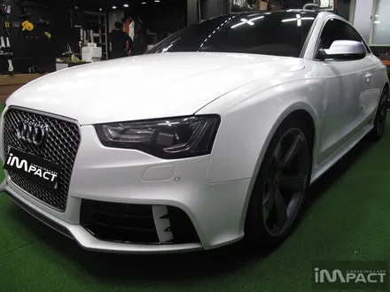 수원전체랩핑 아우디RS5 다이아화이트펄 대변신~! / 수원시 권선구 고색동